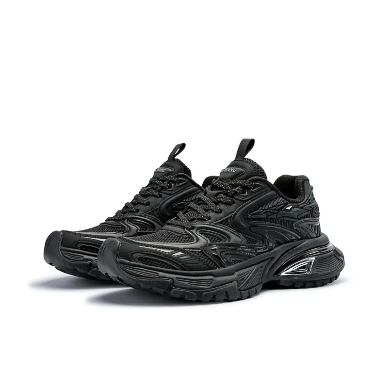 BASLS Moon Exploration Series Mecha Style Breathable Slip Resistant Low Top Chunky Sneakers-3