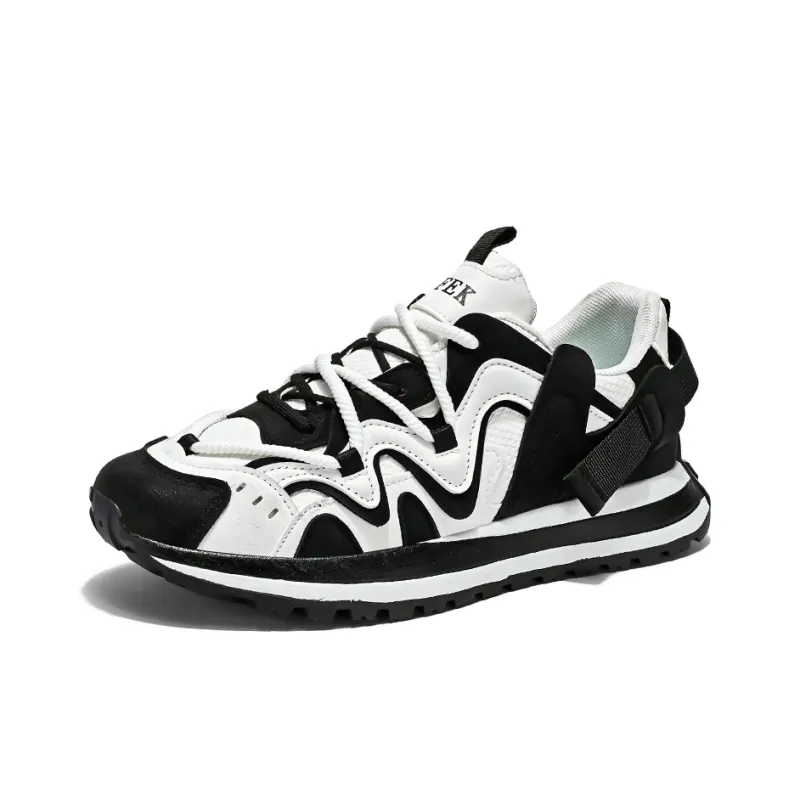 SOURCE Cushioning Anti Slip And Wear Resistant Height Increasing Low Top Chunky Sneakers Men's-9