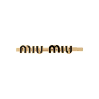 MIU MIU Logo-lettering Hairclip