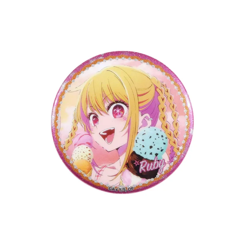 BOOM COMIC Oshi No Ko Double Flash Badge Love Akuya Ruby Badges-6