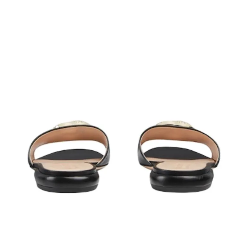 GUCCI Slide Slippers Women's Black-4