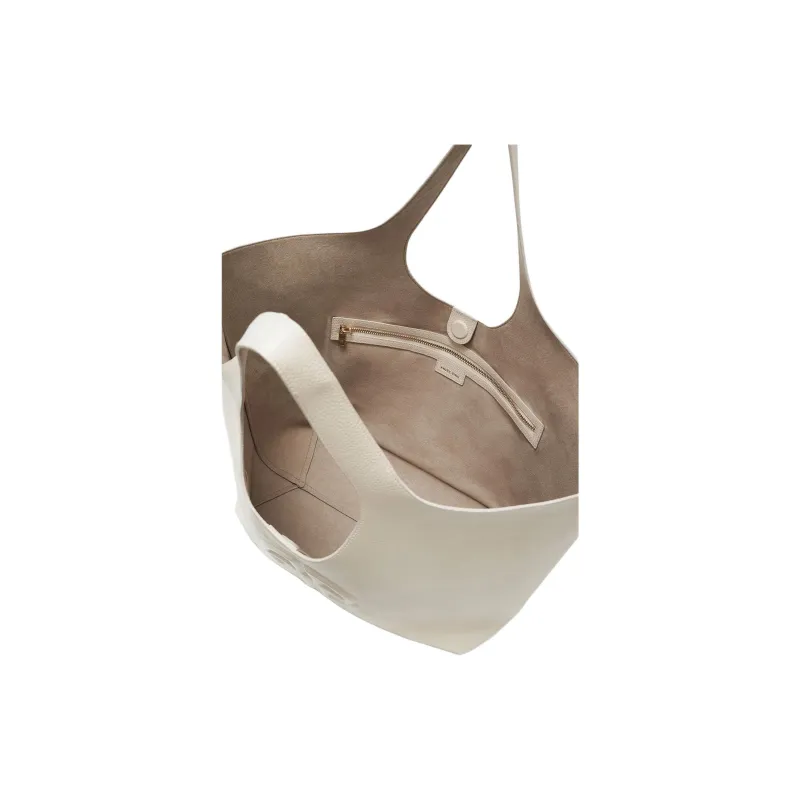 Anine Bing Lili Logo Embossed Shopper Bag-2