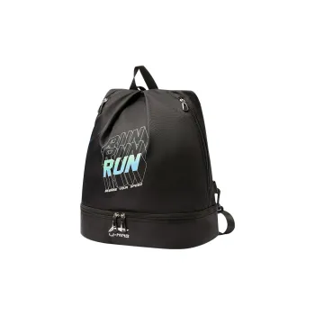 LiNing Waterproof Fabric Swim Bag Medium Size Unisex Black