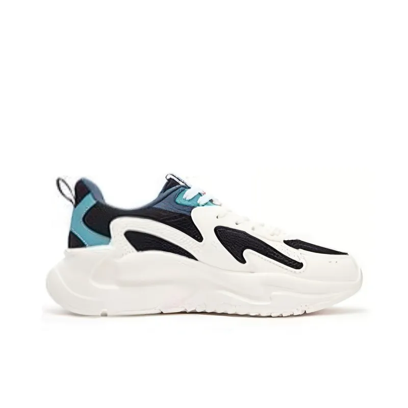361° Life Collection Cushioning, Slip Resistant, And Abrasion Resistant Low Top Casual Shoes Men's White Black-1