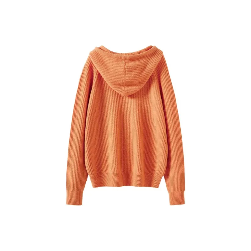 JINJU Sweaters Women's Orange-1