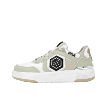 PHILIPP PLEIN Lo Top Low Top Skateboard Shoes Unisex Beige