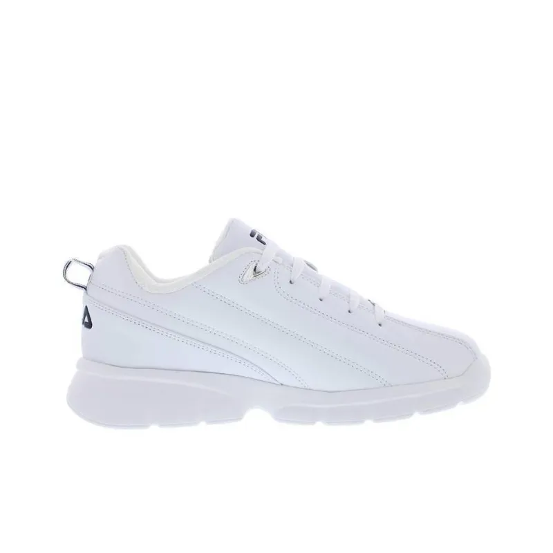 FILA Anti Slip Wear Resistant Low Top Training Shoes Men's White-1