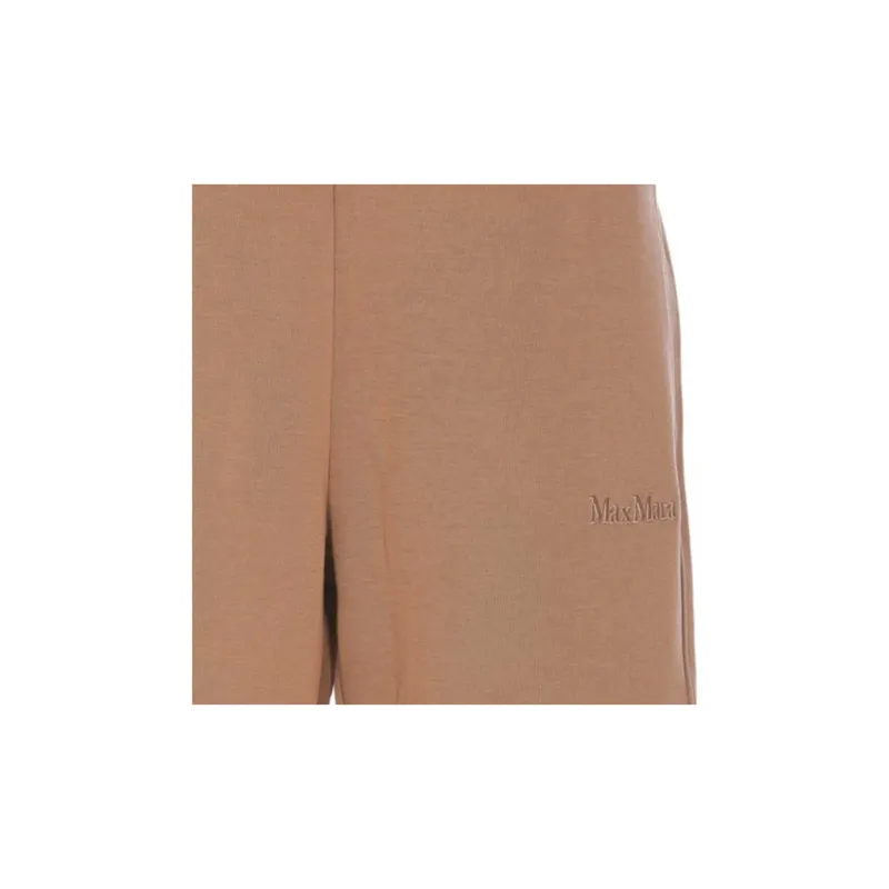 'S MAX MARA Logo Embroidered Straight Leg Pants-2