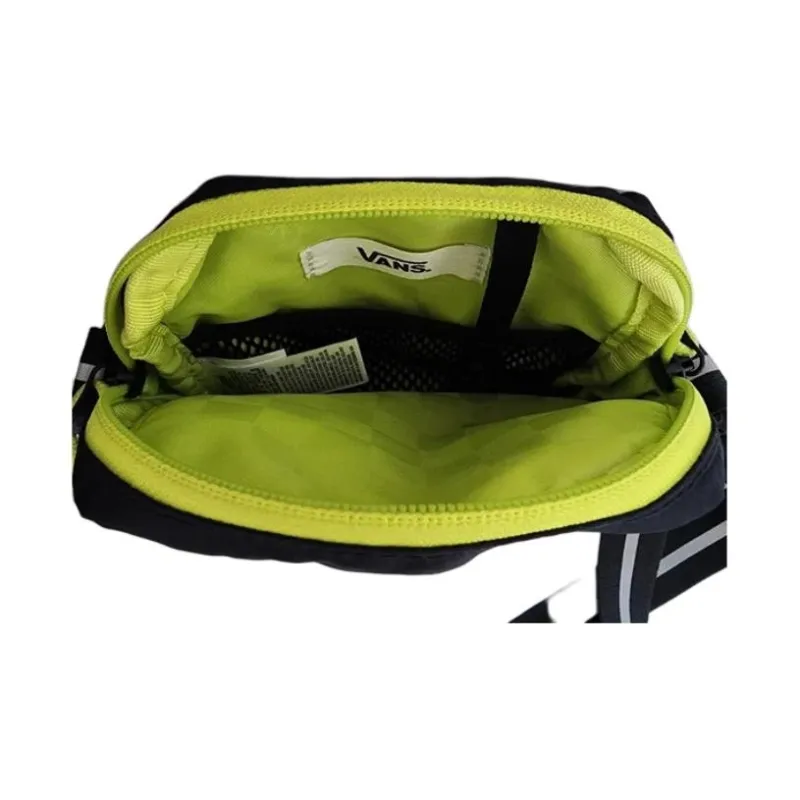Vans Linen Small Shoulder Bag Crossbody Bag Regular Unisex Black/Yellow Green-6