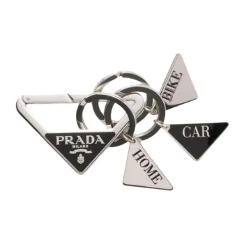 PRADA Triangle Keyring
