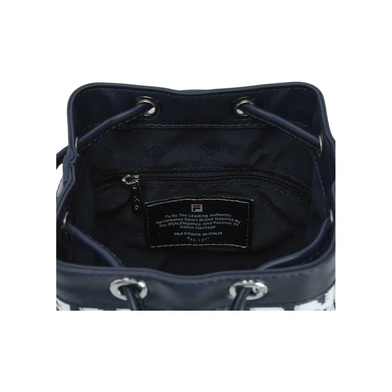 FILA PVC Bucket Bags Shoulder Bag Crossbody Bag Handbag Mini Women's Legend Blue-4