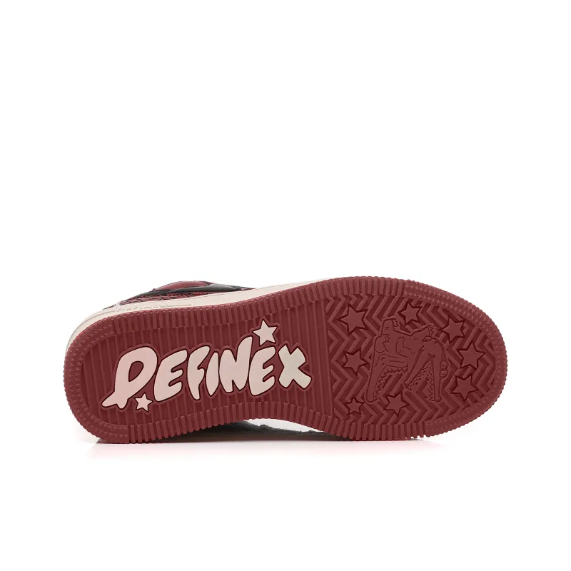 DEFINEX Low-Top Skateboard Shoes Unisex White-27