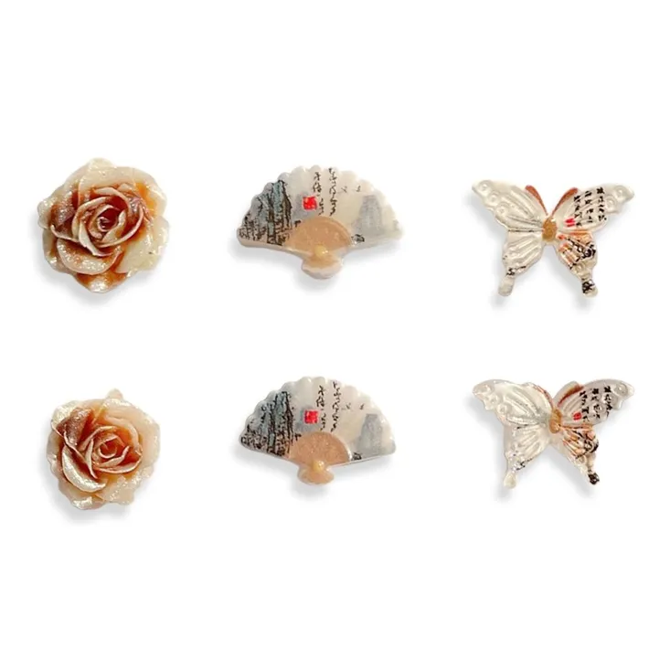 RINGLOVE Resin Stud Earrings Women's-0