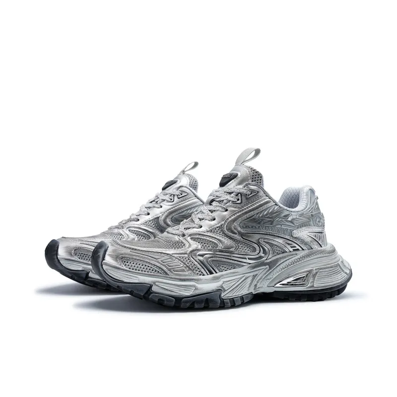 BASLS Moon Exploration Series Mecha Style Breathable Slip Resistant Low Top Chunky Sneakers-38