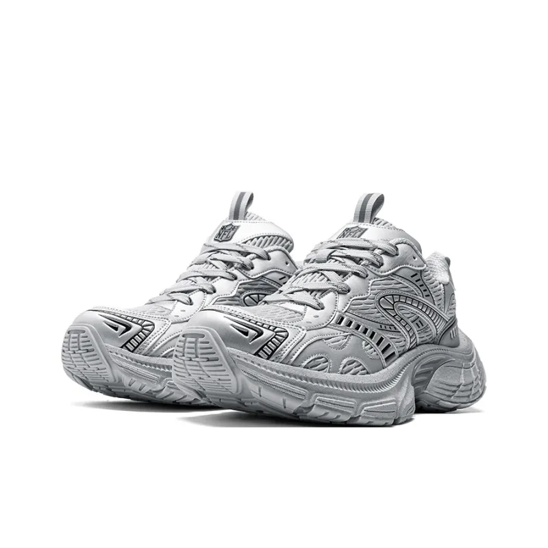 NFL Ultra S Los Angeles Rams Low Top Chunky Sneakers Unisex Gray-2