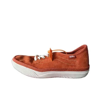 Vans Anti Slip Wear Resistant Low Top Canvas Shoes Men's Orange