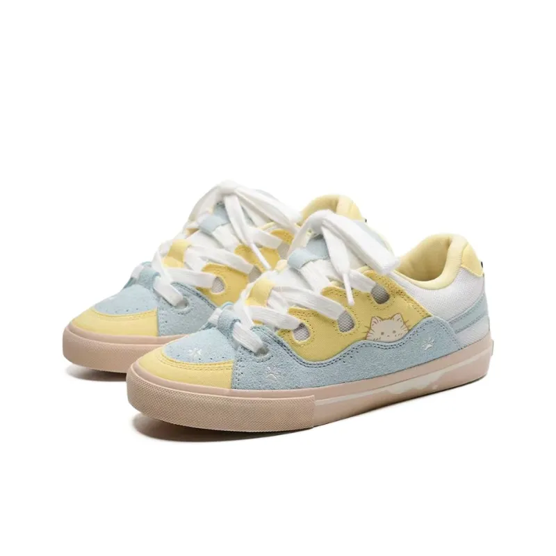 SHUXIAOBEI Doll Collection Puffy Shoes Low Top Skateboard Shoes Women's-25