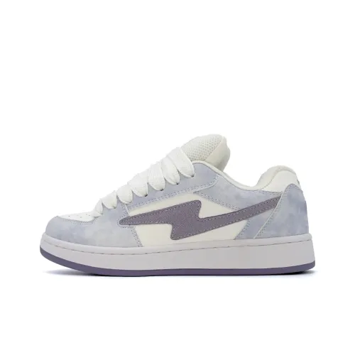 WJA Coverage Warm Anti Slip And Wear Resistant Low Top Skateboard Shoes Women's Lavender