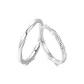 Mobius Couple Rings[S999 Fine Silver]