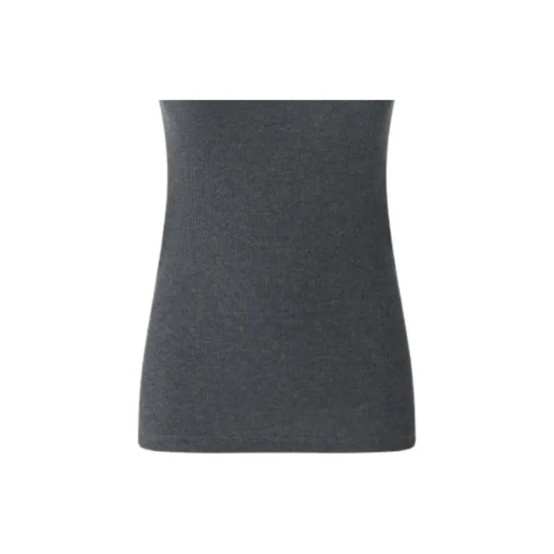 PINKO Calcolatore Logo Printed Ribbed Tank Top-5