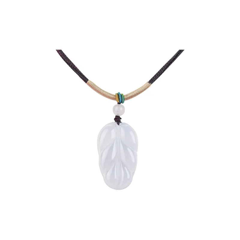 CUIYURIJI Glutinous Jade Necklaces Women's-0