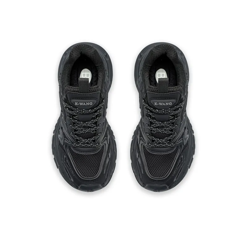 BASLS Moon Exploration Series Mecha Style Breathable Slip Resistant Low Top Chunky Sneakers-4