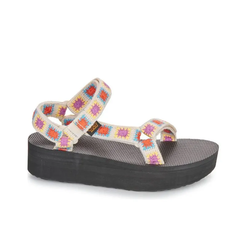 Teva Beach Sandals Women's Black Beige-1
