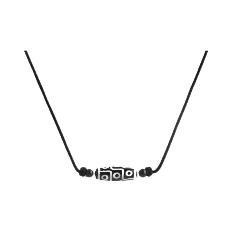Artisan Lock Heart Jade Agate Jade Necklaces Unisex-0