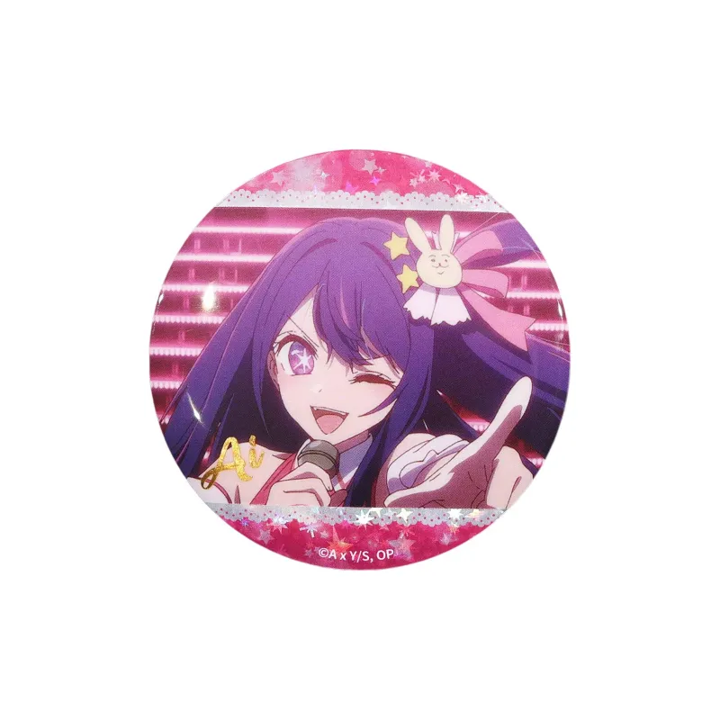 BOOM COMIC Oshi No Ko Double Flash Badge Love Akuya Ruby Badges-0
