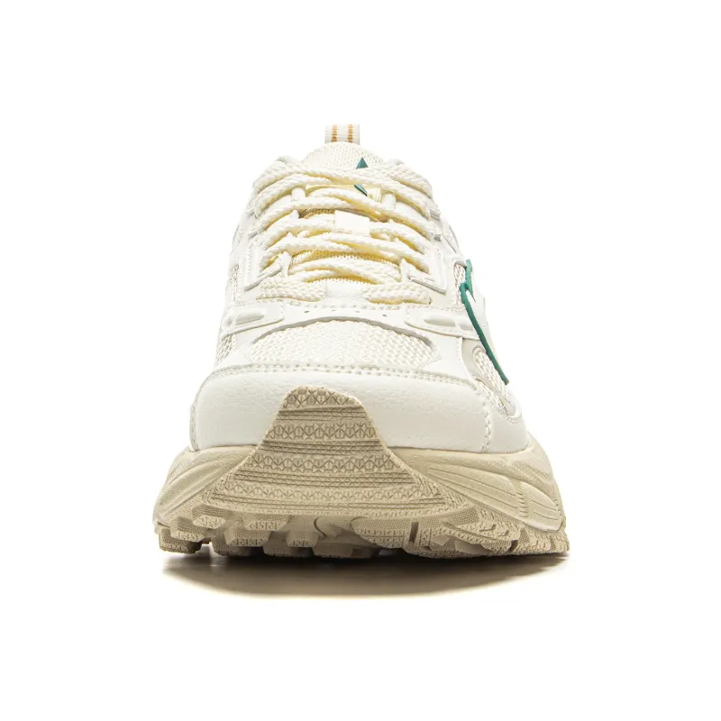 LiNing Star Ring Slip Resistant, Abrasion Resistant, Breathable Low Top Casual Shoes Women's White Green-4