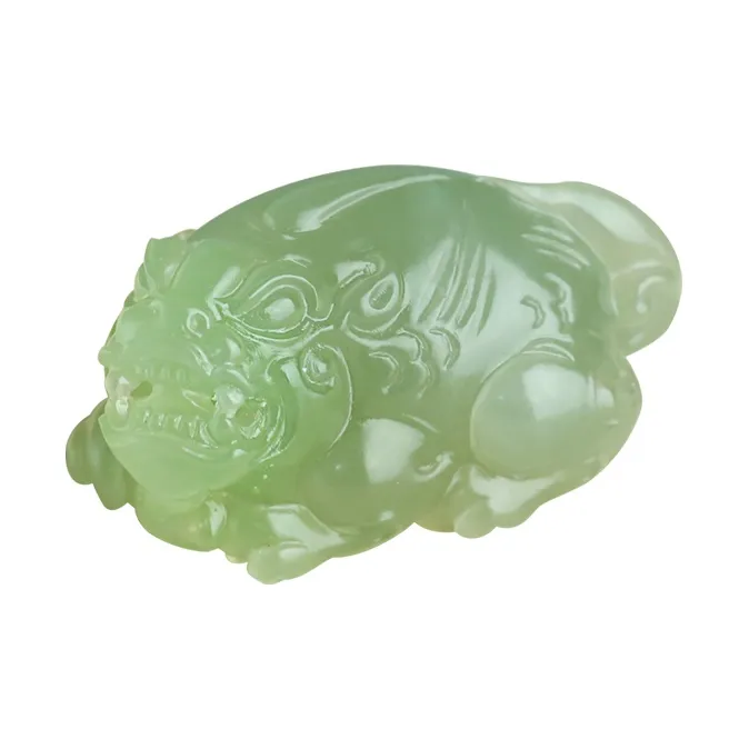 Jade Said Hetian Jade Pendants Green Jadeite Unisex-0
