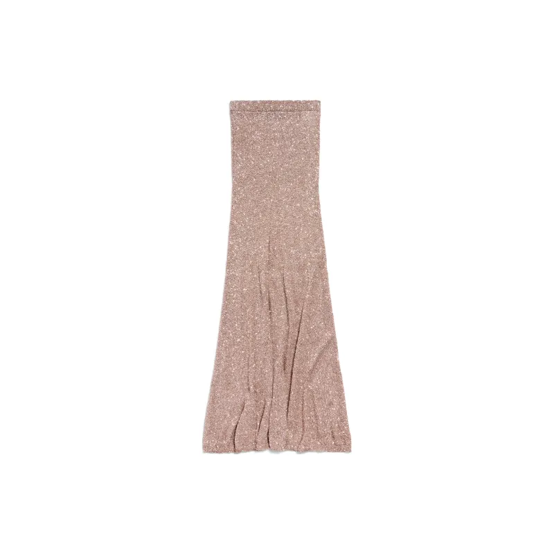 Balenciaga Casual Long Skirts Women's Light Brown-1