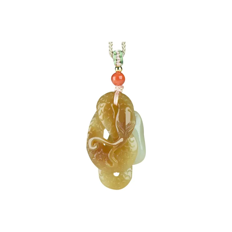 KUNYUYAO Hetian Jade Pendants White Jade Unisex-54