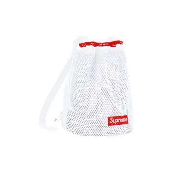 Supreme Nylon Backpack Trumpets Unisex White