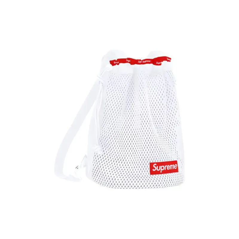 Supreme Nylon Backpack Trumpets Unisex White-0