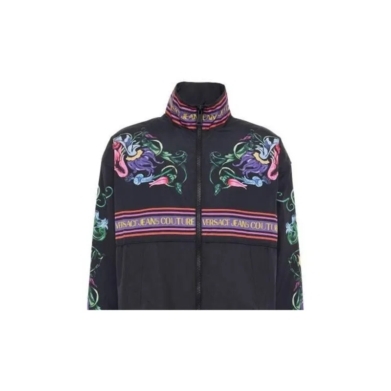 VERSACE Jackets Men Black-4