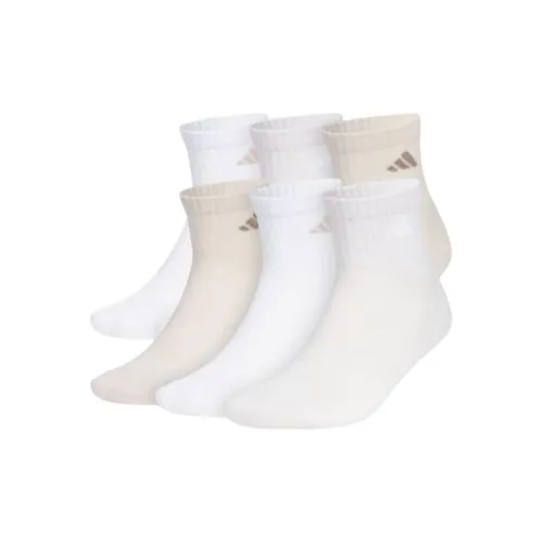 Adidas Free Shipping With AdiClub Athletic Cushioned Quarter Socks 6 Pairs
