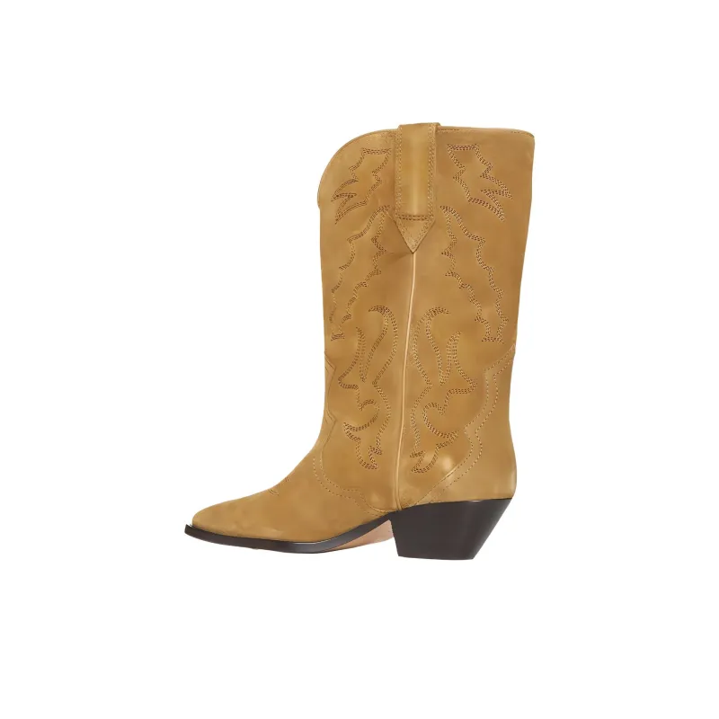 ISABEL MARANT Duerto Suede Cowboy Boots-3