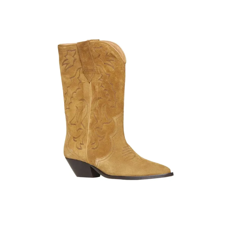 ISABEL MARANT Duerto Suede Cowboy Boots-2
