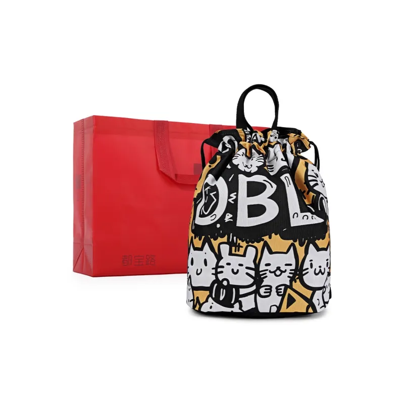 Dubaolu Fabric Basketball Backpack Large Size Unisex Black-10