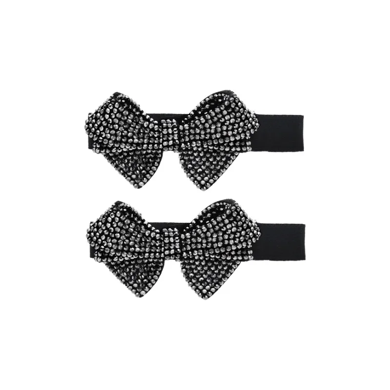 ROYALSASA Faux Crystal Edge Clip Women's-0