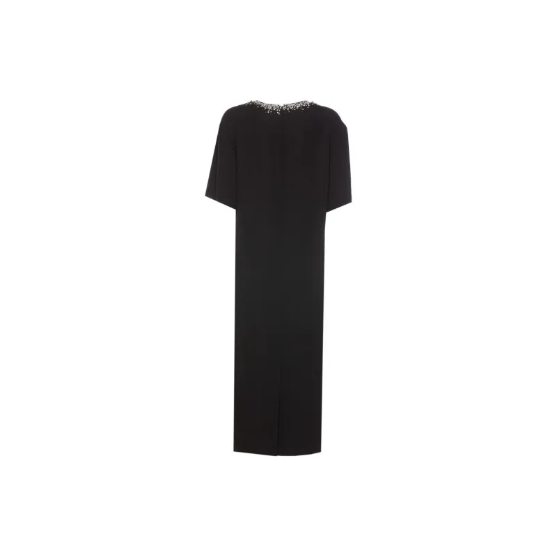 GUCCI Embellished Crewneck Midi Dress-1