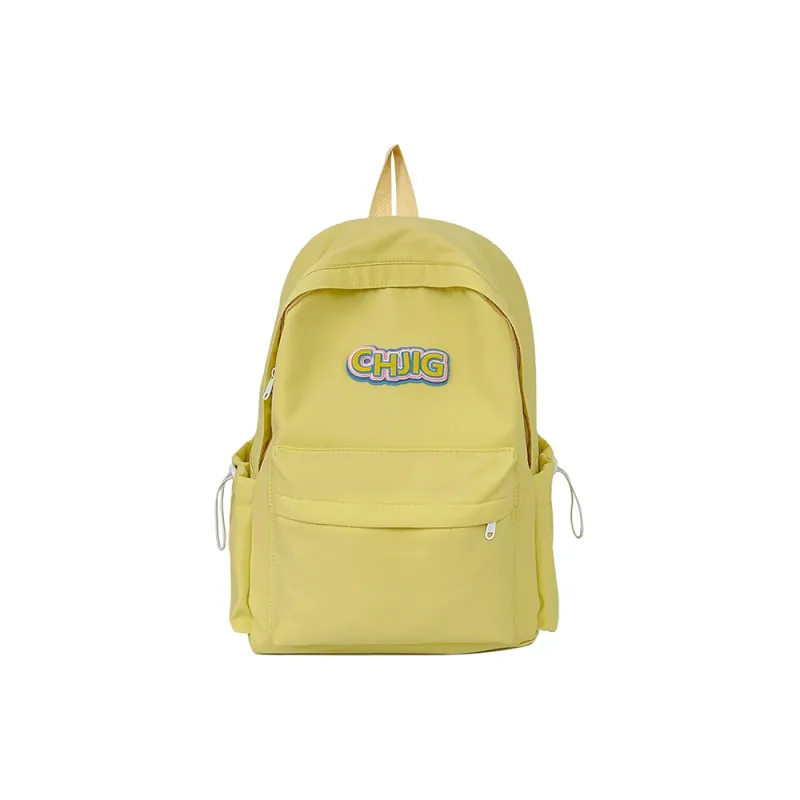 GOBLIN SHARKS 1759 Nylon Backpack Regular Unisex Black/White/Yellow/Pink/Blue-7