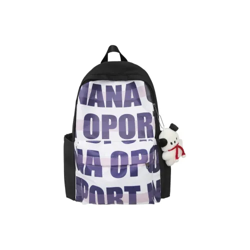Yalu Nylon Backpack Unisex Multicolor