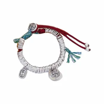 Silver Arashi Silver Anklet 999 Fine Silver Unisex