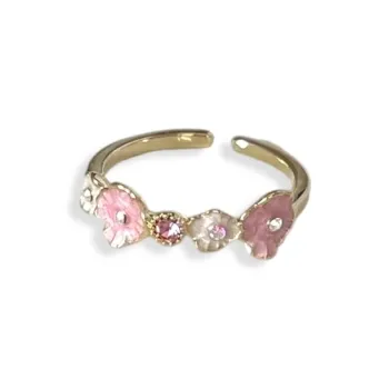 SHEEHHYY Alloy/Drip Glaze Rings Unisex