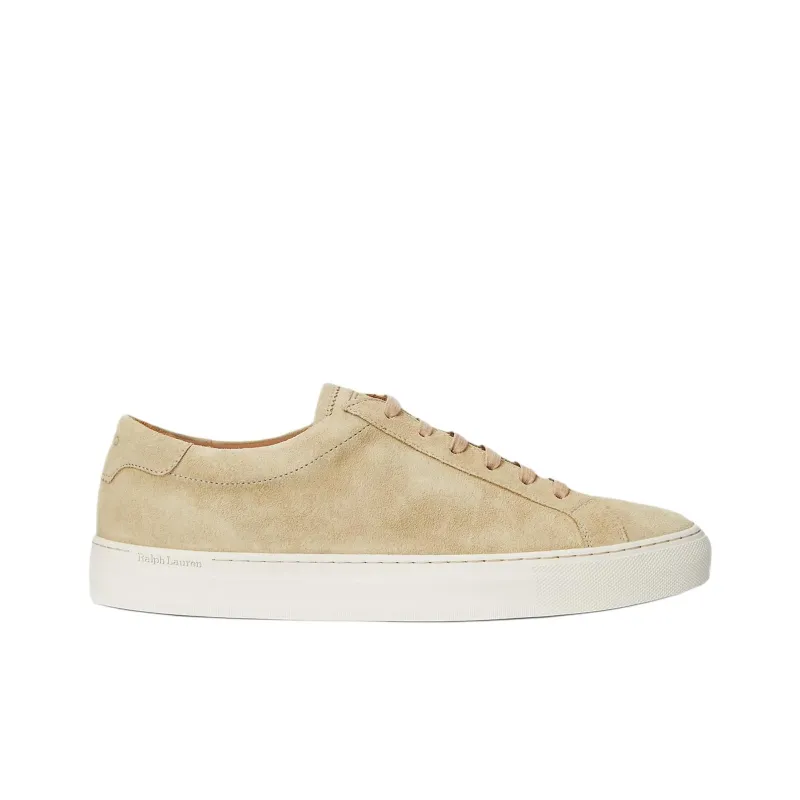 Polo Ralph Lauren Jermain Low-Top Skateboard Shoes Men's Apricot-1