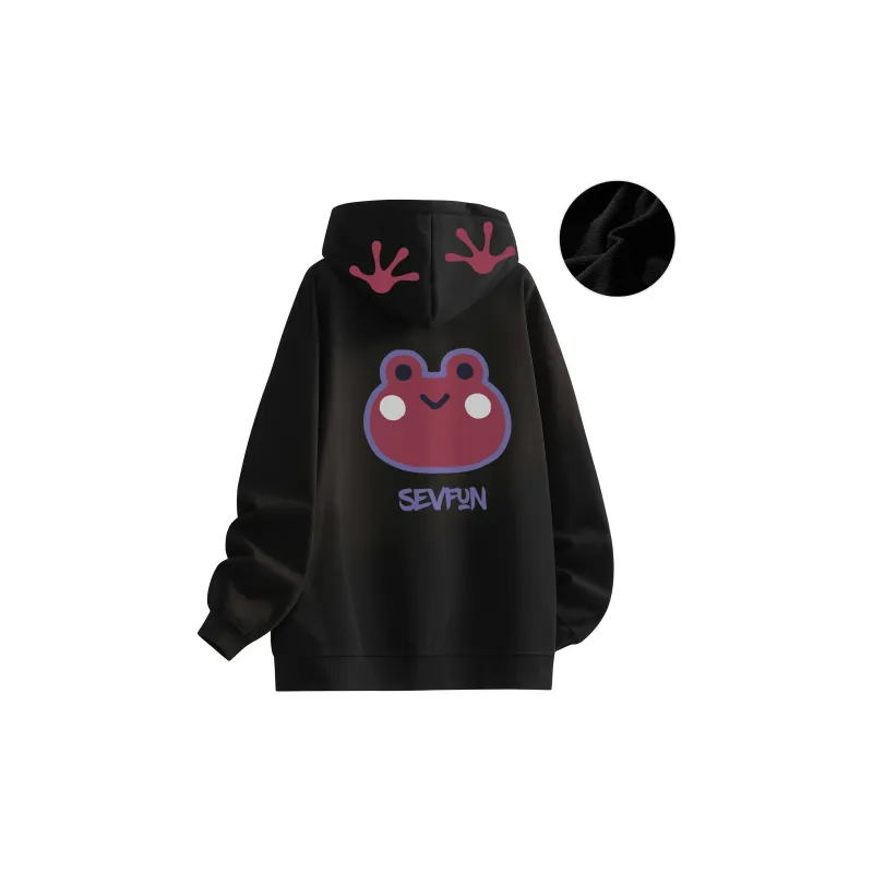 7 SEVFUN Sweatshirt Unisex Navy Blue-11