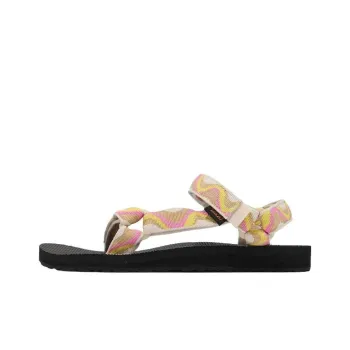 Teva Original Universal Beach Sandals Women's Yellow Pink