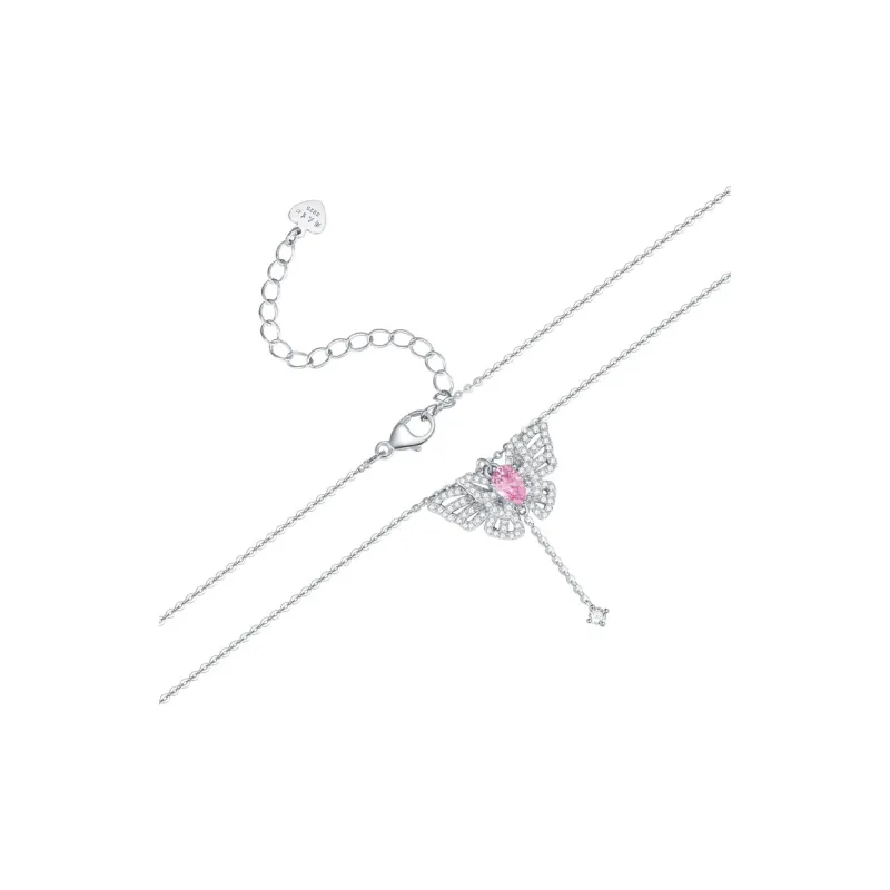 CHOW TAI SENG S925 Silver Necklaces Women's-2